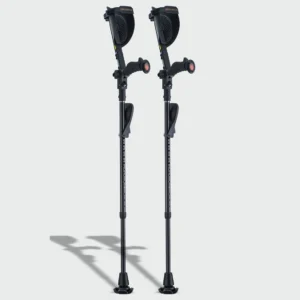 Ergobaum Carbon Fiber Black Mamba Adult Crutch